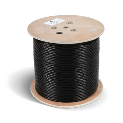 Cabeus F/UTP Cat5e 4X2X24AWG Кабель Industrial Ethernet, экранированная витая пара FTP (F/UTP), категории 5e, 4 пары, одножильный (solid), экран - фольга, внутренний/внешний (-40°C - +75°C), двойная оболочка FR-PVC UV (305м), (Teldor 8E85144129D#30T)