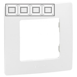 LEGRAND 672504 Рамка 4 поста, белая, ETIKA