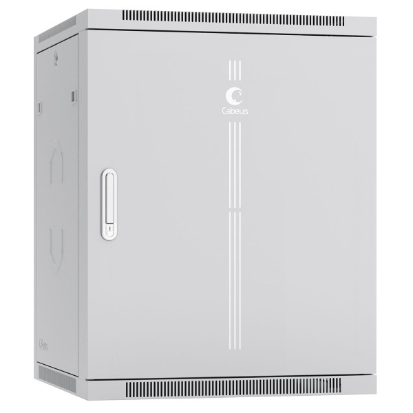 Cabeus SH-05F-15U60/60m Шкаф телекоммуникационный настенный 19 15U 600x600x769mm (ШхГхВ) дверь металл