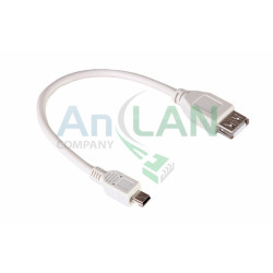 REXANT 18-1132 Шнур mini USB (male) - USB-A (female) 0.2M
