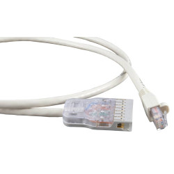 Hyperline PC-110-RJ45-4P-C6-1M-GY Патч-корд 110 тип- RJ-45, 4 пары, Cat.6, 1 м