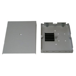 КН-4-SС Бокс оптический настенный Микро на 4 SC (LC duplex) (без пигтейлов и проходных адаптеров)