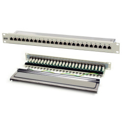 Hyperline PP-19-24-8P8C-C5e-SH-110D Патч-панель 19