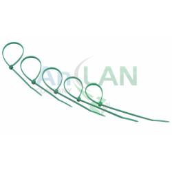 REXANT 07-0203-25 Хомут nylon 200 х 4.0 мм 25шт зеленый