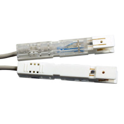 Hyperline PC-110-110-1P-CX-1M-LSZH-GY Патч-корд 110 тип-110 тип, 1 пара, LSZH, 1 м, серый