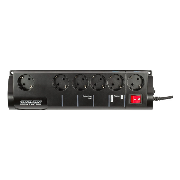 Купить Power Cube Garant SISN-2-BLACK-10 Сетевой фильтр, 3.0 м, 5+1 телефонная защита, страховка, черный Power Cube Garant SISN-2-BLACK-10 Сетевой фильтр, 3.0 м, 5+1 телефонная защита, страховка, черный