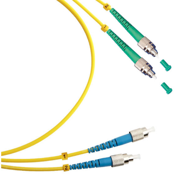Cabeus FOP(d)-9-FC/APC-FC/UPC-3m Шнур оптический duplex FC/APC-FC/UPC 9/125 sm 3м LSZH