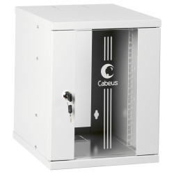Cabeus WSC-8U Шкаф телекоммуникационный настенный 10 8U 315x325x405mm (ШхГхВ) дверь стекло