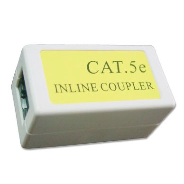Cabeus CA-8P8C-C5e-WH Проходной адаптер (coupler), RJ-45(8P8C), категория 5e