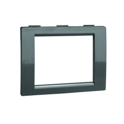 DKC / ДКС F00011B In-Liner Aero Универсальная рамка, 2 модуля, чёрный, RAL 9005