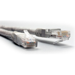 Hyperline PC-LPM-UTP-RJ45-RJ45-C6-15M-LSZH-GY Патч-корд U/UTP, Cat.6, LSZH, 15 м, серый