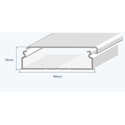 Efapel 10170 CBR Короб (миниканал), 60x16мм., без перегородок
Аксессуары для миниканала 60x16мм 10070 СBR 10170 СBR