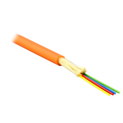 Teldor F90040412Y (MTA-9-04VT-E-KV) (95M059A04Y) Кабель волоконно-оптический 9/125 одномодовый, 4 волокна, плотное буферное покрытие (tight buffer), для внутренней прокладки, FR-PVC, -25°C - +75°C, желтый