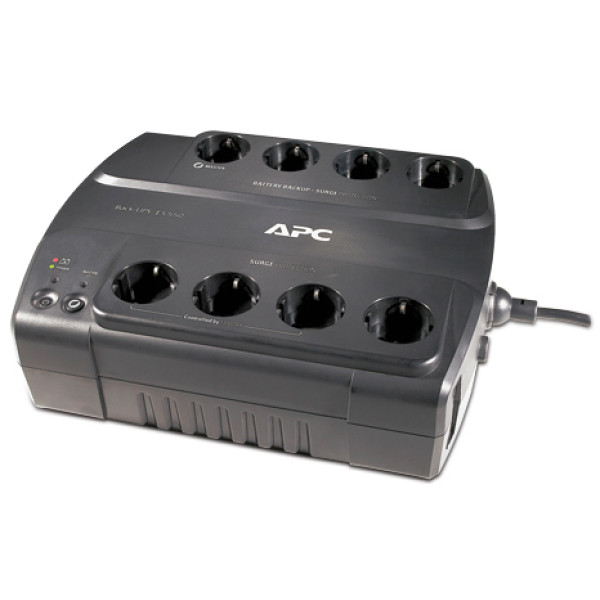 APC BE550G-RS Back-UPS ES Источник бесперебойного питания 550VA/330W, 230V, 8 Russian outlets (4 Surge & 4 batt.), Data/DSL protection, USB, user repl. batt., 3 y.warr. (renewal BE550-RS)