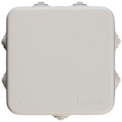 LEGRAND 092126 Коробка ответвительная квадратная IP 55 80х80х45мм, Plexo