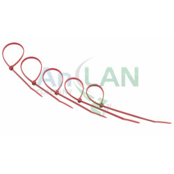 REXANT 07-0206-25 Хомут nylon 200 х 4.0 мм 25шт красный