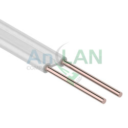 REXANT 01-5501 Телефонный кабель ТРП 2*0,4мм., 500м., белый