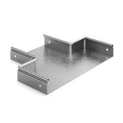 OSTEC ППЦ 400х300х100 Переход прямой центральный 400х300х100