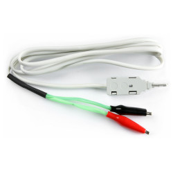 Cabeus TC-2-pin-ST Шнур тестовый 2-х контактный, зажимные контакты