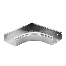 OSTEC УПТп-200х100 Угол плоский плавный 90 град. к лотку 200х100