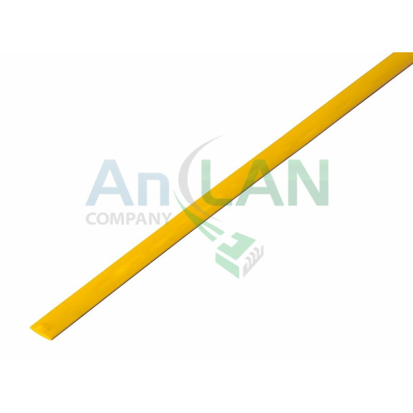 REXANT 20-4002 4.0 / 2.0 мм 1м термоусадка желтая