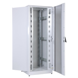 Шкаф телекоммуникационный напольный кроссовый 33U (800x800) дверь металл, задняя дверь металл