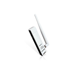 TP-Link TL-WN722N Беспроводной сетевой USB-адаптер высокого усиления, скорость до 150 Мбит/с