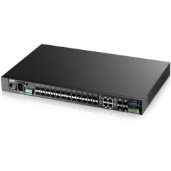 ZyXEL MGS3520-28F Управляемый коммутатор Metro Gigabit Ethernet с 28 SFP-слотами из которых 4 совмещены с разъемами RJ-45