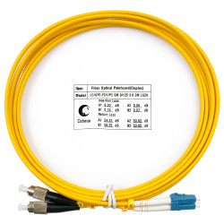 Cabeus FOP(d)-9-LC-FC-3m Шнур оптический duplex LC-FC 9/125 sm 3м LSZH