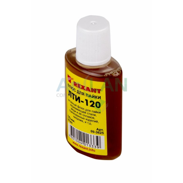 REXANT 09-3625 Флюс для пайки ЛТИ-120 30мл