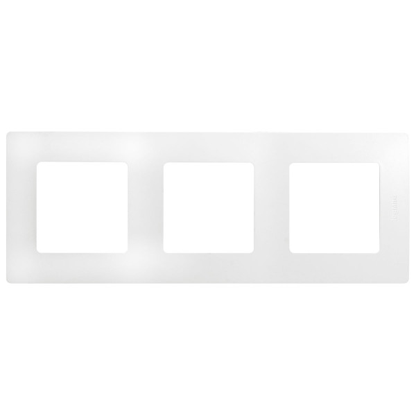 LEGRAND 672503 Рамка 3 поста, белая, ETIKA