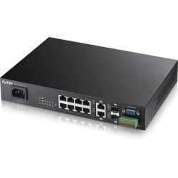 ZyXEL MES3500-10 8-портовый управляемый коммутатор L2+ Metro Fast Ethernet с 2 портами Gigabit Ethernet совмещенными с SFP-слотами