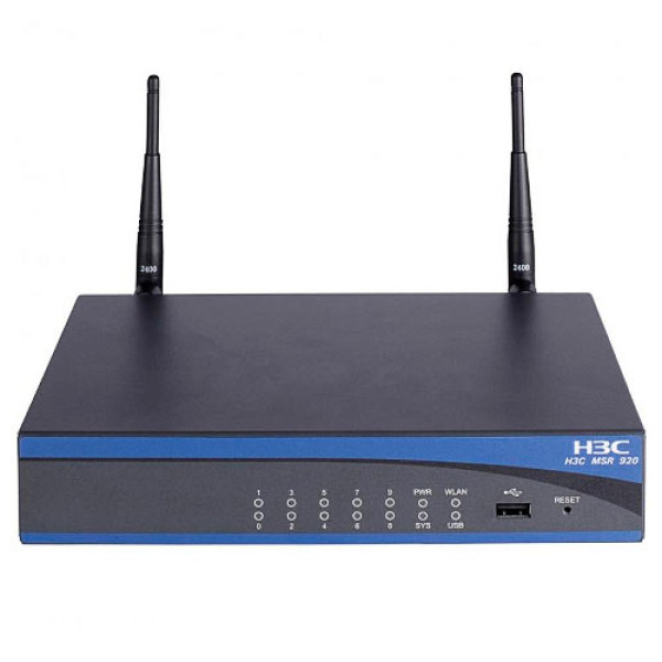 HP JF815A#A59 MSR920 2FEWAN/8FELAN/.11b/g Rtr (2x10/100 WAN + 8x10/100 LAN ports, 802.11b/g, 100 Kpps, no strong encryption)