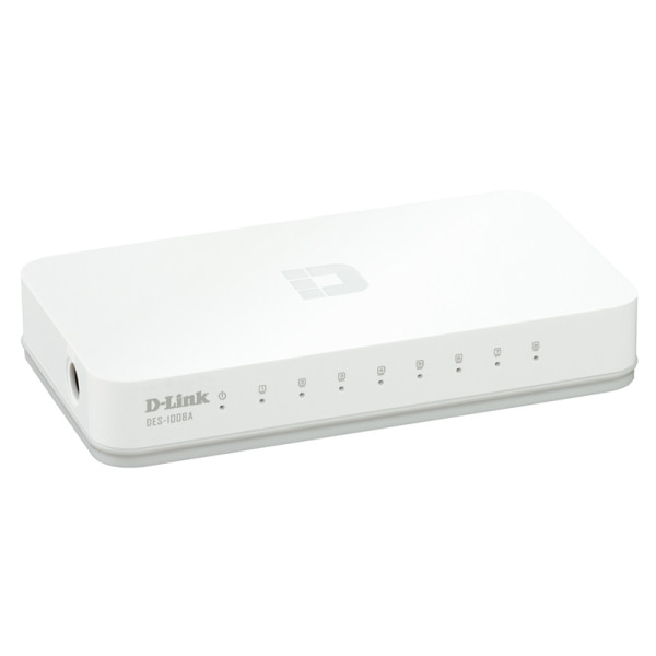 D-Link DES-1008A/E1A/E/E1B Неуправляемый коммутатор с 8 портами 10/100Base-TX