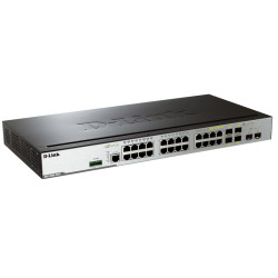 D-Link DGS-3000-26TC/A1A Управляемый коммутатор уровня 2 с 20 портами 10/100/1000 Base-T, 4 комбо-портами 10/100/1000BASE-T/SFP и 2 портами 10G SFP+