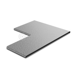 OSTEC КРПП 400х200 Крышка к Переходу прямому правому 400х200