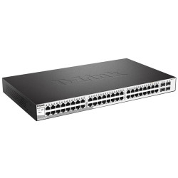 D-Link DGS-1210-52/B1A/C1A Настраиваемый коммутатор Web Smart с 48 портами 10/100/1000Base-T и 4 портами 1000Base-X SFP