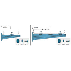 AXELENT X-TRAY 2115-520 Консоль X15/520, оцинкованно-хромированная