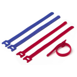 Hyperline WAS-155-BK Хомут-липучка черный 155мм