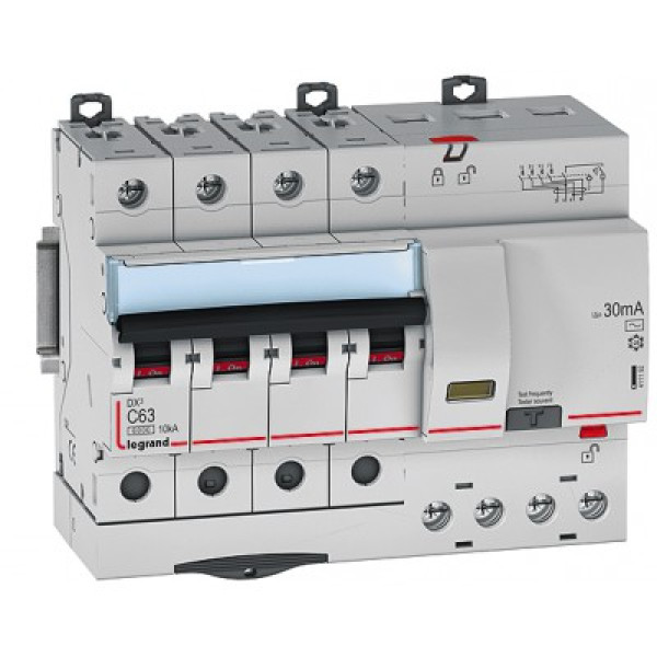LEGRAND 407932 Автоматический выключатель, серия DX3, С40A, 10kA, 4-полюсный