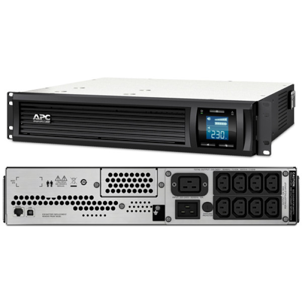 APC SMC3000RMI2U Smart-UPS Источник бесперебойного питания на 3000VA, 230V, LCD экран, Rack mount, 2U