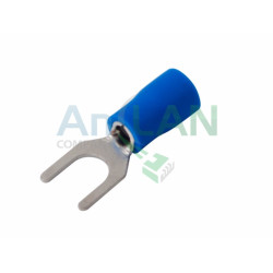 REXANT 08-0133 НАКОНЕЧНИК ВИЛОЧНЫЙ изолированный (НВИ - 5.3мм) 1.5-2.5кв.мм (SVS2-5, VS2-5)