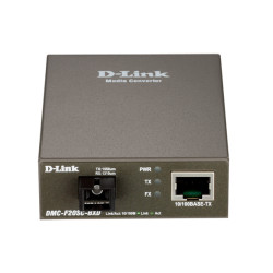 D-Link DMC-F20SC-BXD WDM медиаконвертер с 1 портом 10/100Base-TX и 1 портом 100Base-FX с разъемом SC (ТХ: 1550 нм, RX: 1310 нм ) для одномодового оптического кабеля (до 20 км)