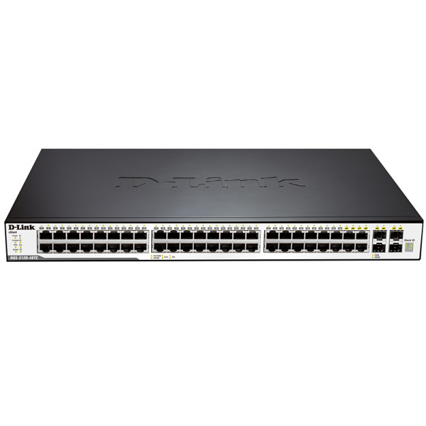 D-Link DGS-3120-48TC/B1ARI Управляемый коммутатор 3 уровня с 44 портами 10/100/1000Base-T, 4 комбо-портами 100/1000Base-T/SFP, 2 портами 10GBase-CX4 и программным обеспечением Routed Image (RI)