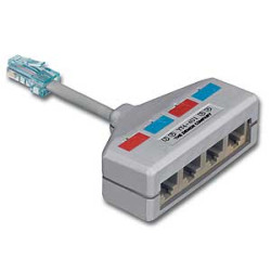 Siemon YA4-4U1 Разветвитель 4Pr.T568B -> 4 x 1Pr.USOC