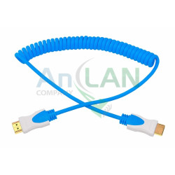 REXANT 17-7025 Шнур HDMI- HDMI 2М синий витой