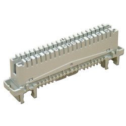 Krone 6089 1 120-06 Плинт соединительный LSA PROFIL, на 10 пар, неразмыкаемый, маркировка 0-9, без цветового обозначения