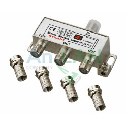 REXANT 05-6102 ДЕЛИТЕЛЬ ТВ x 3 + 4шт. F 