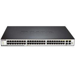 D-Link DGS-3120-48TC/B1ARI Управляемый коммутатор 3 уровня с 44 портами 10/100/1000Base-T, 4 комбо-портами 100/1000Base-T/SFP, 2 портами 10GBase-CX4 и программным обеспечением Routed Image (RI)