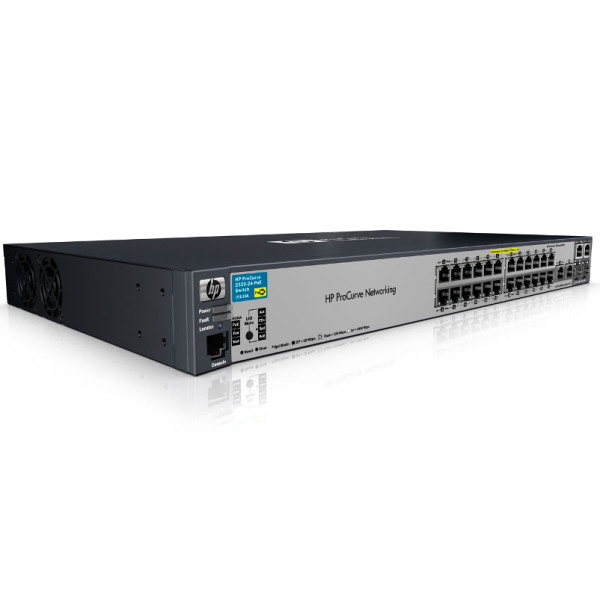 HP J9138A#ABB 2520-24-PoE Коммутатор (24 ports 10/100 PoE + 2 10/100/1000 + 2 10/100/1000 or 2 SFP, Managed, Layer 2, Stackable 19') (repl. for JE031A, JE033A)